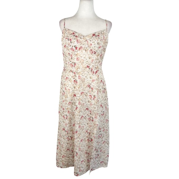 Chelsea 28 Coquette Eyelet Midi Dress XL Fairy Sundress Nature Romantic Cottage - Picture 12 of 14